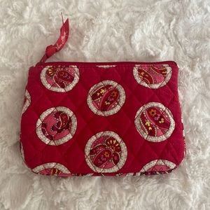 Red paisley Vera Bradley Lined Pouch